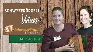 Schwyzerörgeli virtuos Manuela  Stöckmärcht im Alpenblick [upl. by Cato90]