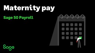 Sage 50 Payroll UK  Maternity pay [upl. by Ellebanna]