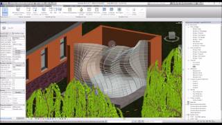 REVIT Maj2016 Vidéo 19 Murs rideaux débridés [upl. by Fremont]