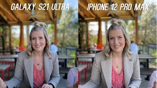 Galaxy S21 Ultra vs iPhone 12 Pro Max Camera Test Comparison [upl. by Paris333]