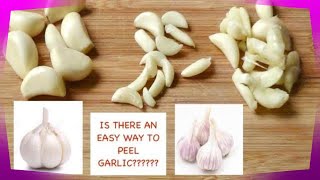 Best Way to Peel Garlic  Most efficient  easiest method to peel garlic [upl. by Hirza]