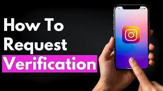 How To Request Verification Instagram Tutorials [upl. by Asertal123]