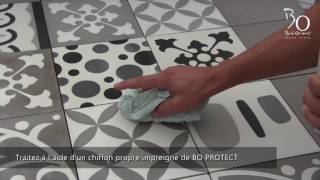 TUTO dimension carrelage pose carreau ciment [upl. by Shanks]