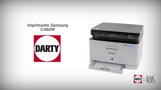 Imprimante Samsung C460W  démonstration Darty [upl. by Dagny]