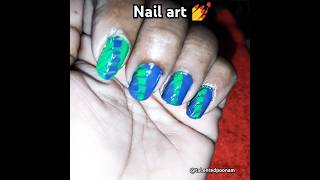 Do Simple and easy nail art at home 🥰fashion shortsvideo nails nailsart nailsnailsnails [upl. by Noneek782]