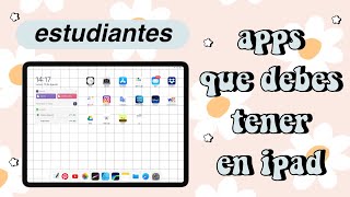 10 Apps para ESTUDIANTES en iPad 🍑 Mejores Apps para estudiar y tomar apuntes  HardPeach [upl. by Stryker545]