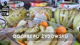 Jak zrobić 38 🥒 Ogórki po żydowsku  Piwniczka Chomika [upl. by Ayortal]