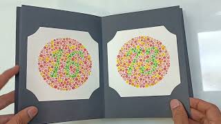 Ishihara Color Blindness Test Book 38 Plates Japan Printed 2022 [upl. by Milt113]