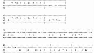 GUITAR TAB America Anthem United States National TAB [upl. by Kylah]