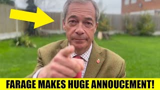 Nigel Farage Makes HUGE Announcement That Changes Everything For REFORM [upl. by Nawud]