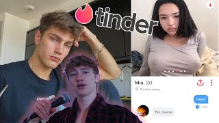 Asking 100 girls for head on Tinder Chad Edition  Tinder Experiment [upl. by Nimzzaj]