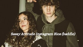 20 Sassy Instagram Bios Caption  Attitude savage Instagram captions [upl. by Aynot988]