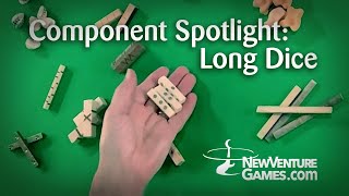 Gaming Components Spotlight Long Dice Stick Die Barrel Dice Prism Dice Viking Dice and more [upl. by Nami]