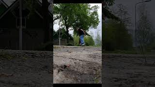 Revert to fakie shuv poser skateboarding revert shoveit enjoylife [upl. by Nimzaj]