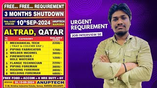 NEW GULF JOB REQUIREMENT OF ALTRAD COMPANY FOR QATAR JOB INTERVIEW SE [upl. by Addy]