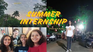 My first summer internship [upl. by Macmahon]