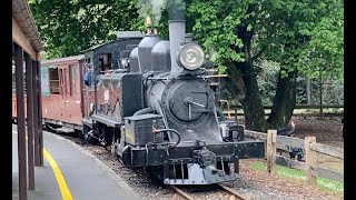 Belgrave to Gembrook and return behind steam locomotive 8A [upl. by Iana]