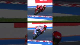 Pecco and Marc last corner comparison  2024 EmiliaRomagnaGP [upl. by Atterahs]