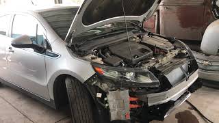 2013 Chevy volt auxiliary radiator replacement [upl. by Vaenfila535]