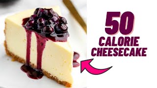 Low calorie cheesecake recipe for calorie deficit diet low calorie cake recipe [upl. by Martreb242]