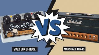 Pedal vs Original  JTM45 vs ZVEX Box of Rock  Comparison no talking [upl. by Pasahow288]