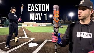 Hitting with the 2024 Easton Mav 1  BBCOR Baseball Bat Review [upl. by Muir847]