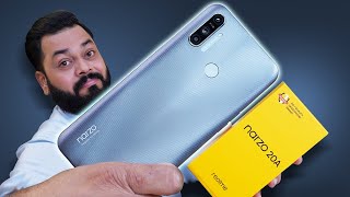 realme Narzo 20A Unboxing And First Impressions ⚡⚡⚡65quot Screen SD 665 5000mAh amp More [upl. by Ginger732]