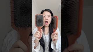 머리빗 머리카락 깔끔 정리 꿀팁 hair brush hack [upl. by Darum]