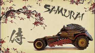 Samurai Hot Wheels Car for Gaslands  InDepth Build Video [upl. by Nikkie100]