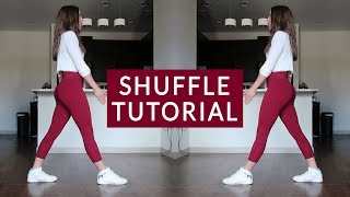 Shuffle Tutorial Basics Running Man T Step and Variations [upl. by Evans667]