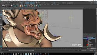 Hanuman test animation with Rig advance skeleton [upl. by Navis96]