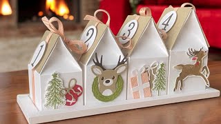 4 Adventsonntage Adventskalender fröhliche Rentiere StampinUp [upl. by Topper259]