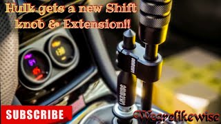 New quotLikeWisequot shifter amp extension combo on my 2018 Stiunboxing amp install [upl. by Khalin798]