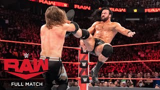 FULL MATCH  Reigns Rollins amp Styles vs McIntyre Corbin amp Lashley Raw April 15 2019 [upl. by Grunenwald]