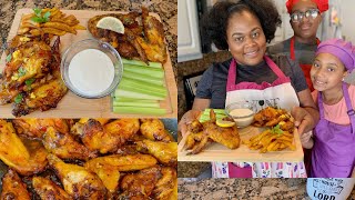 Mango Habanero chicken wings Lemon pepper chicken wings 🤤🥭 [upl. by Coray]