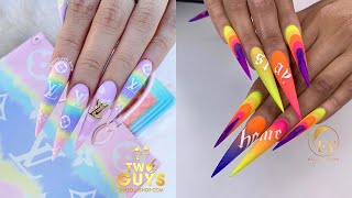 24 Awesome Acrylic Nail Designs ✨💅 The Best Acrylic Nail Art Designs Compilation [upl. by Amelie7]