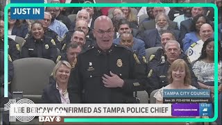 Lee Bercaw confirmed as Tampa Police Chief [upl. by Ehtnax928]