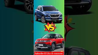 Grand Vitara 🆚 Brezza car 🚘🚘 wait for end 😯 viral trending shorts car comparison best [upl. by Brookhouse]