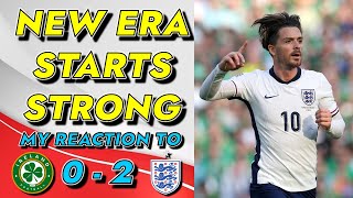 Great Start for Carsley My Reaction to Ireland 02 England [upl. by Ytirahc]