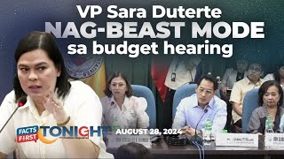 VP Sara Duterte goes ballistic in budget hearing [upl. by Eejan712]