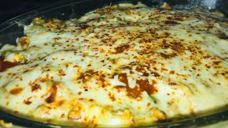 TIKKA CHICKEN LASAGNA  WITHOUT LASAGNA SHEETS  WITH LAIBA [upl. by Ettigirb227]