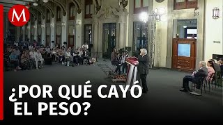 AMLO explica por qué el peso mexicano cayó tras las elecciones [upl. by Ader]