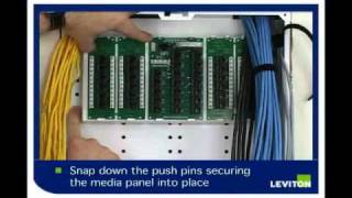 How To Install A Structured Media Panel  Leviton [upl. by Ahcsap]