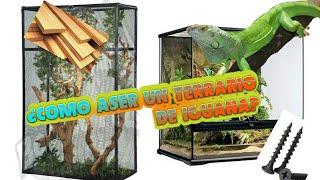 Como Hacer El Terrario De Una Iguana EXPLICADO Y PRECIO Paso a Paso y Casero [upl. by Neved]