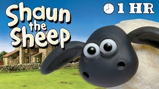 Shaun the Sheep Season 1  Episodes 0110 1 HOUR [upl. by Aratahs]