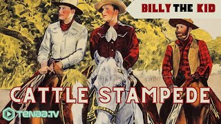 Cattle Stampede 1943  Full colorized film [upl. by Ethan]