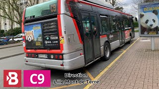 KICKDOWN Irisbus citelis 12m €3 ligne C9 2  Ilévia [upl. by Nahem364]