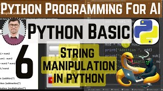 Python String Manipulation  Mastering String Manipulation in Python Essential Techniques [upl. by Kinnon]