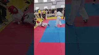 Karate girl powerful knockout🥋🔥 karategirl kyokushin knockout [upl. by Kial239]