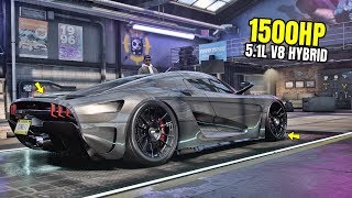 Need for Speed Heat Gameplay  1500HP KOENIGSEGG REGERA Customization  Max Build 400 [upl. by Beera]